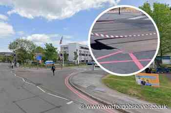 Recap of updates on 'sinkhole' outside Watford General Hospital