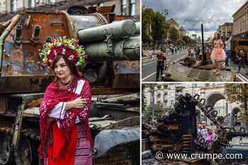 L'Ukraine se moque de la Russie avec un "défilé" de chars capturés à Kyiv - Crumpe