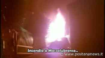 Incendio a Massa Lubrense in via Partenope - Positanonews - Positanonews