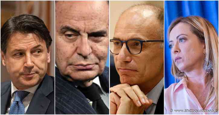 Faccia a faccia Letta-Meloni a 2 giorni dal voto, Vespa: “Si sono accordati loro”. Interviene l’AgCom. Conte: “Noi esclusi. Accetto l’invito di Mentana”