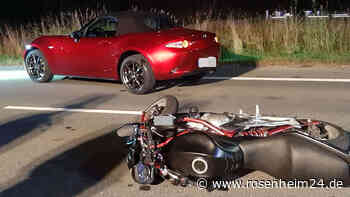 Auto gegen Motorrad: St2359 bei Prutting nach Unfall gesperrt