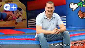 Ludwigsfelde: Christopher Toth hat sich mit Hüpfburgen eigenes Business aufgebaut - Märkische Allgemeine Zeitung