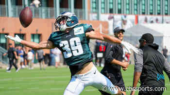 Eagles' Devon Allen scores first NFL touchdown, one month after competing in finals of world championships