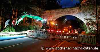Anwohner ohne Trinkwasser: Landstraße nach Rohrbruch voll gesperrt