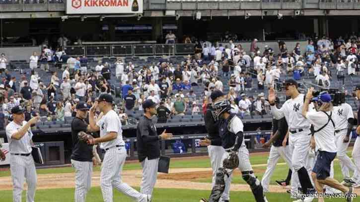 Sagging Yankees win for just 10th time in 30 games, top Jays