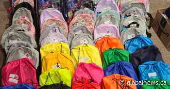 Regina family helps kids in need with $7K worth of bags, supplies for back-to-school