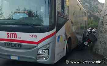 Ravello. Incidente in località Civita: motociclista finisce contro bus di linea - Il Vescovado Notizie