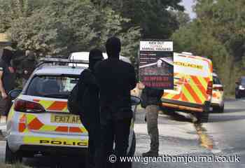 Animal activists hold protest at quarry - Grantham Journal