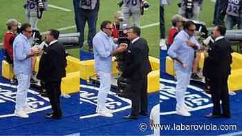 Prima di Empoli-Fiorentina lungo colloquio tra Corsi e Barone a bordo campo. Discorsi di mercato? - Labaro Viola