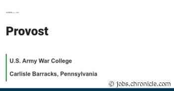 Provost job with U.S. Army War College | 37301703 - The Chronicle of Higher Education