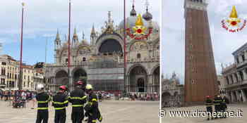 Venezia: Drone dei Vigili del Fuoco ispeziona San Marco dopo il maltempo [VIDEO] - DronEzine.it