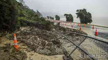 Holiday in 'sunny Nelson' takes unexpected turn when land opposite home starts to slip - Stuff.co.nz