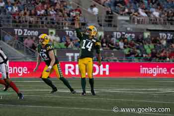 Elks begin second half of season with big win in Ottawa - Edmonton Elks