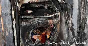 Pictures show the devastation caused by tumble dryer fire at Hull home - Hull Live
