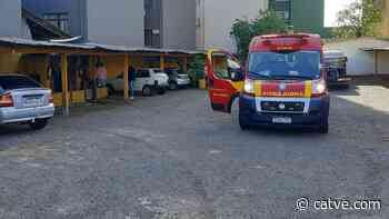 Homem sofre ferimento na cabeça após bater em escada de hotel no Centro de Cascavel - Catve