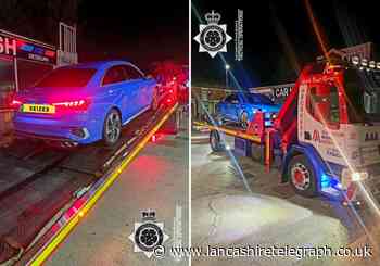 Financed Audi seized by police in Blackburn as driver found to be disqualified