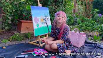 Asuka (7) will zur Mal-Influencerin werden