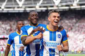 Brighton maintain unbeaten start as West Ham suffer third straight defeat - Ealing Times