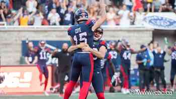 Côté kicks game-winning field goal on final play to lift Alouettes over Tiger-Cats