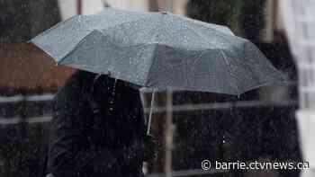 Severe thunderstorm in parts of Simcoe County