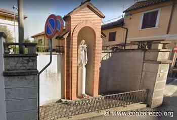 Profanata l'edicola con Santa Teresina - Concorezzo.org