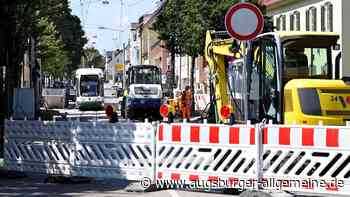 Großbaustelle in der Ulmer Straße: Es kommt zu Verkehrsbehinderungen