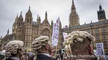 Barristers back strike that 'will bring wheels of justice to a halt' - The Times