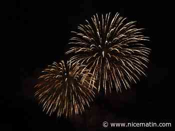 Un feu d'artifice pour fêter le premier anniversaire de l'inscription de Nice au patrimoine mondial de l'Unesco