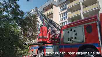 Verrauchtes Treppenhaus in Lechhausen lässt die Feuerwehr anrücken