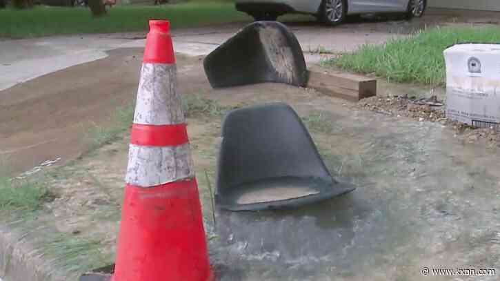 South Austin neighbors concerned about water leak