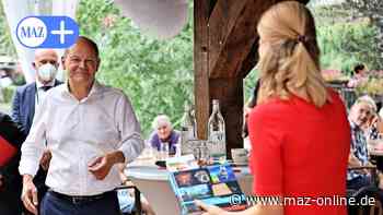 Kanzler im Kreuzverhör: Olaf Scholz in Rathenow - Märkische Allgemeine Zeitung