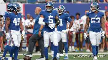 Source: Giants' Thibodeaux to miss 3-4 weeks