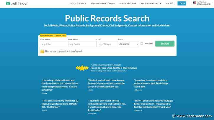 TruthFinder background check service