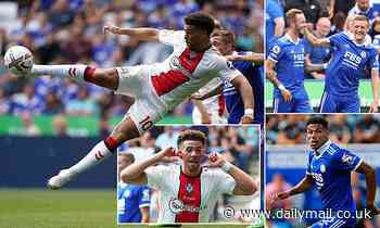 Leicester 1-2 Southampton: Che Adams strikes twice to cancel out James Maddison's free-kick - Daily Mail