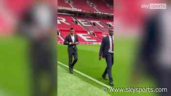 Casemiro spotted at Old Trafford! | Video | Watch TV Show - Sky Sports
