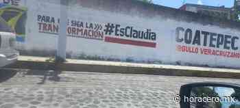 En Coatepec aparecen bardas en apoyo a Claudia Sheinbaum | Hora Cero - Hora Cero | Noticias de Veracruz