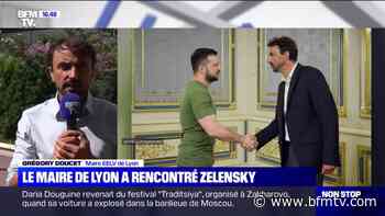 Grégory Doucet, maire de Lyon, raconte sa rencontre avec Volodymyr Zelensky - BFMTV