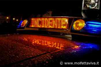 Incidente stradale su via Terlizzi: auto contro un muro - MolfettaViva