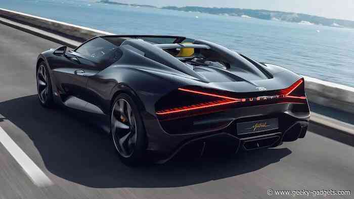 Bugatti Mistral to feature the last W16 engine
