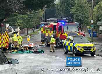 Busy Blackburn road reopened following crash