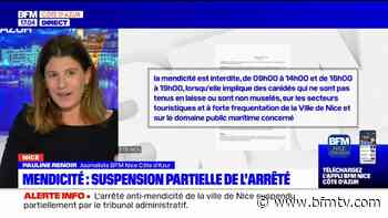 Nice: l'arrêté anti-mendicité partiellement suspendu, Christian Estrosi réagit - BFMTV