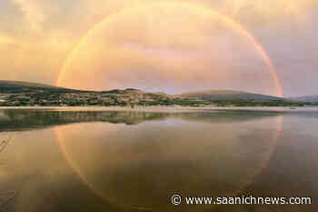 Stunning rainbow photo captured in Vernon, B.C. - Saanich News