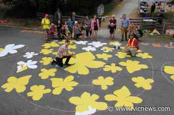 Taking it to the streets: Saanich gets road mural - Victoria News