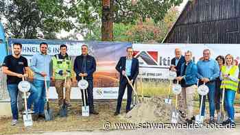 Internet in Mindersbach - Breitbandausbau startet mit Spatenstich - Schwarzwälder Bote