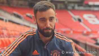 Bruno Fernandes interview previewing Man Utd v Liverpool 22 Aug 2022 - Man Utd