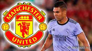 EPL: Casemiro takes Bruno Fernandes’ old jersey number at Man United - Daily Post Nigeria