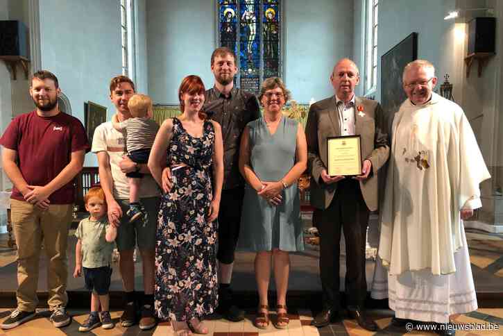 Onderscheiding voor schepen Rudy Janssens