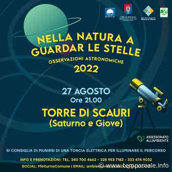 Minturno / "Nella natura a guardar le stelle”: appuntamento alla Torre di Scauri | temporeale quotidiano - Temporeale Quotidiano