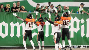 Recap: BC 28, Saskatchewan 10 - CFL.ca