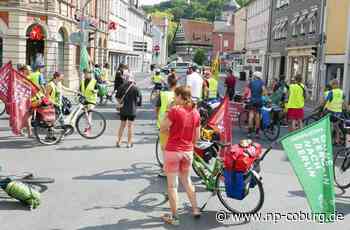 Straßenblockade in Coburg - Kreiseln für die Wende - Neue Presse Coburg